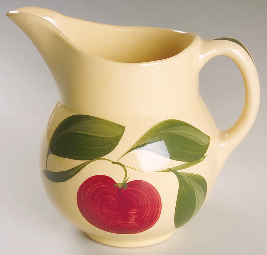 Apple 16 Oz Pitcher by Watt Pottery-1
