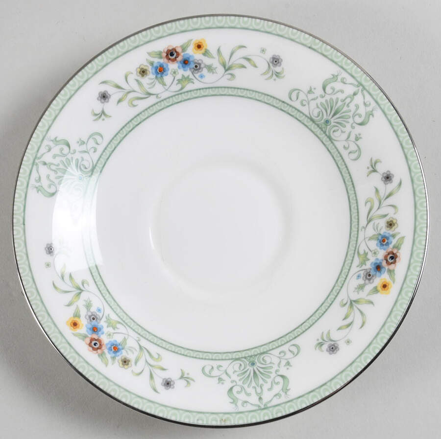 Agincourt Green Saucer by Wedgwood-1