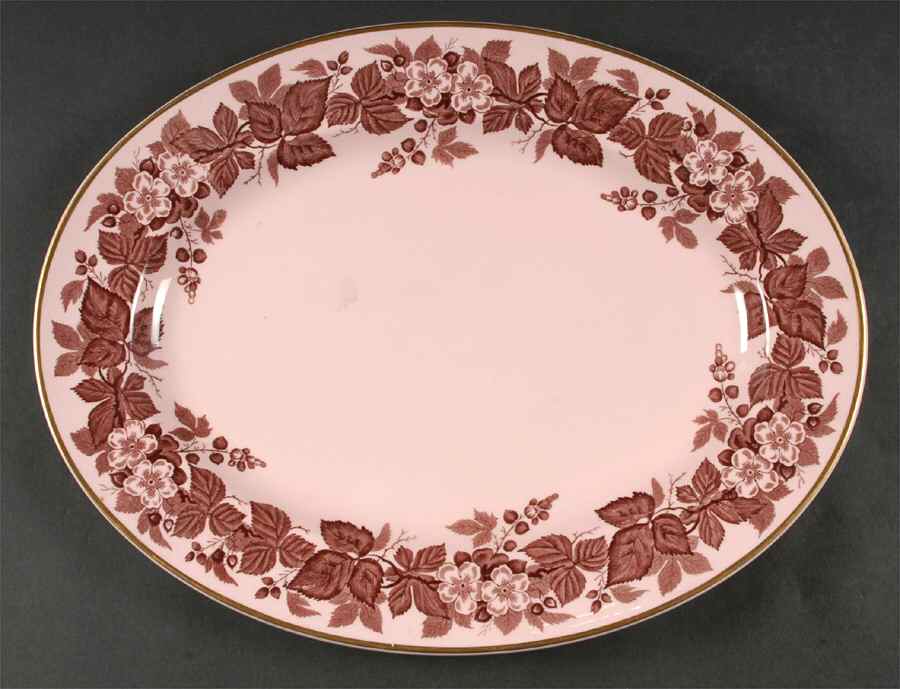 Bramble 15" Oval Serving Platter by Wedgwood-1
