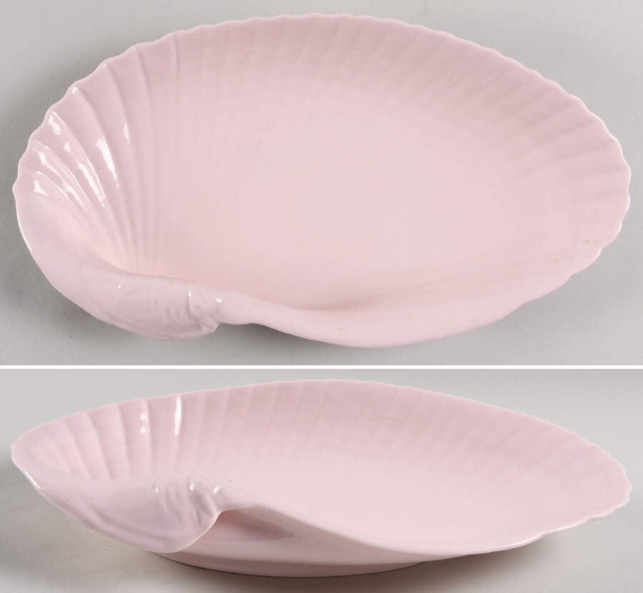 Nautilus Pink Centerpiece/Console Bowl by Wedgwood-1