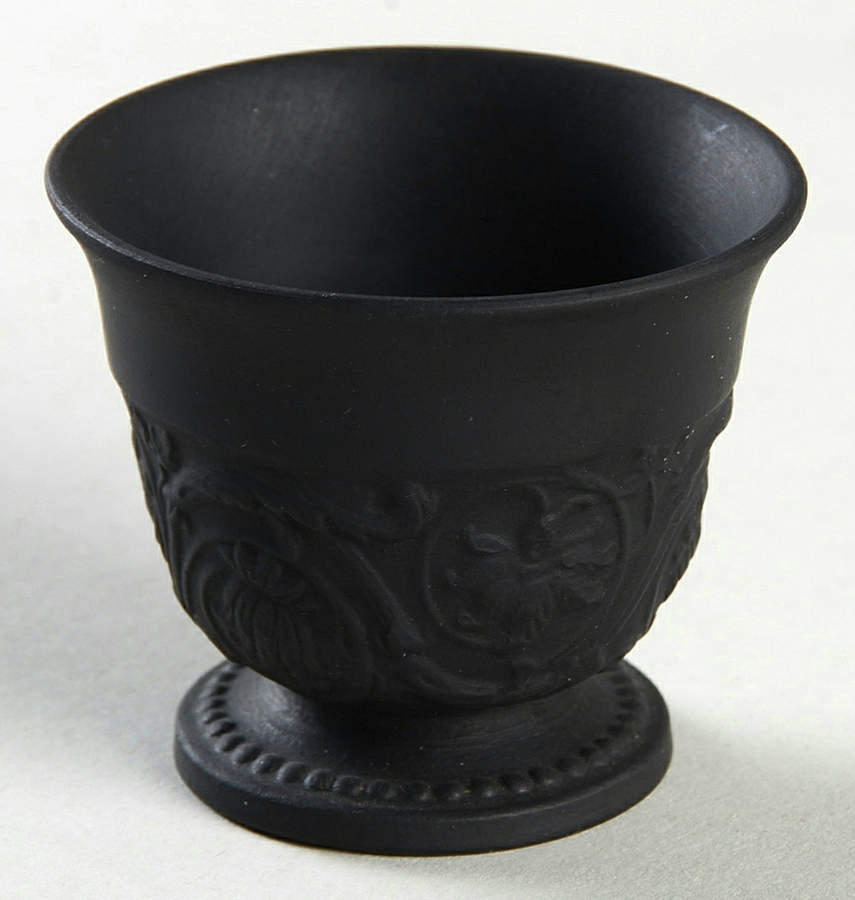 Basalt Black Single Egg Cup by Wedgwood-1