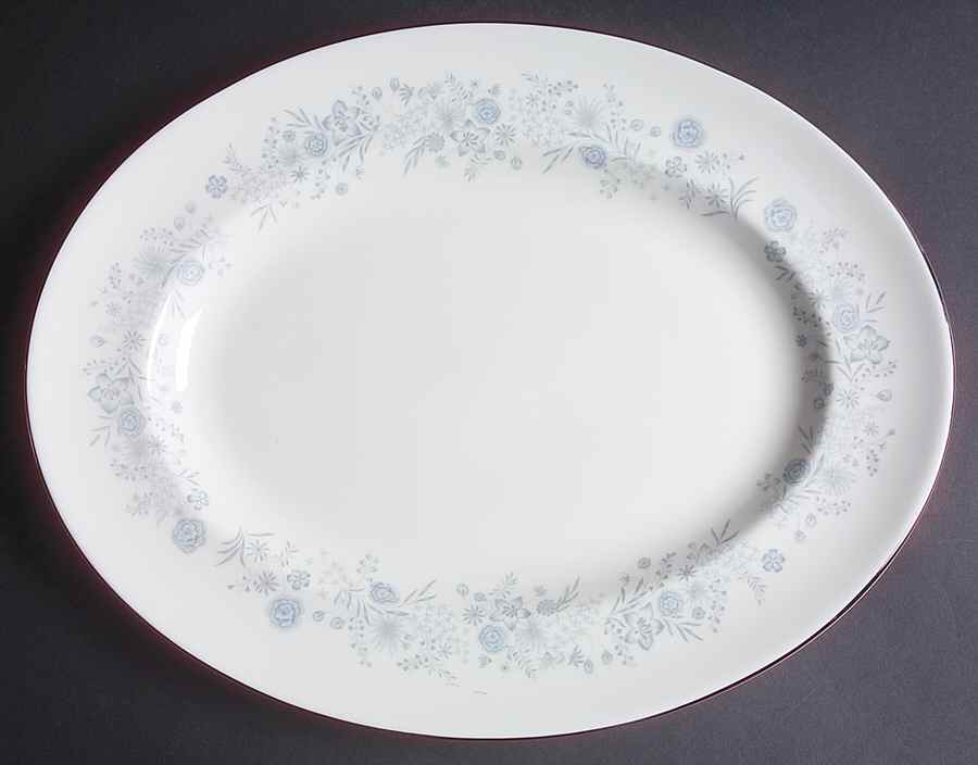 Belle Fleur 14" Oval Serving Platter by Wedgwood-1