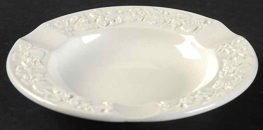Cream Color on Cream Color (Shell Edge) 4" Ashtray by Wedgwood-1