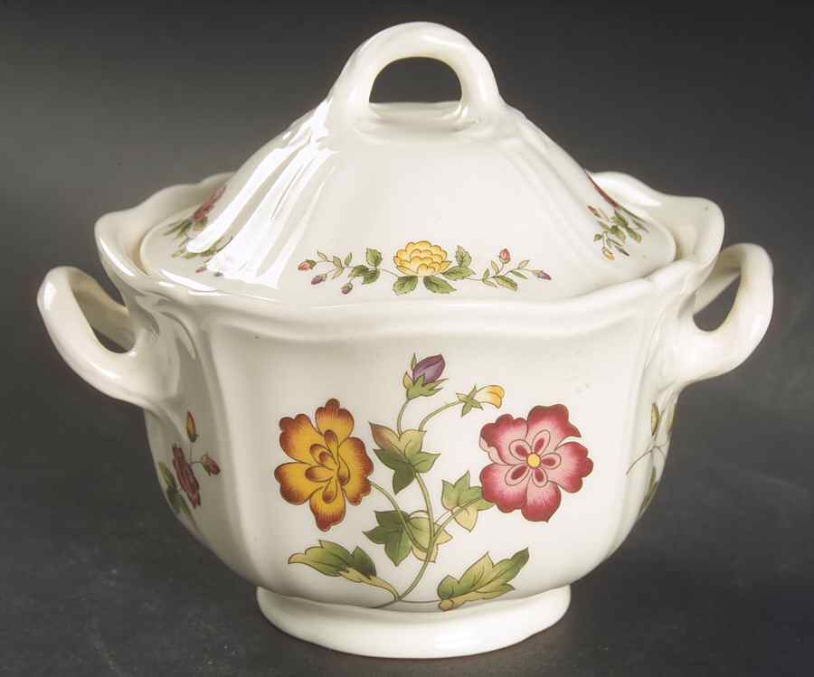 Charlecote Sugar Bowl & Lid by Wedgwood-1