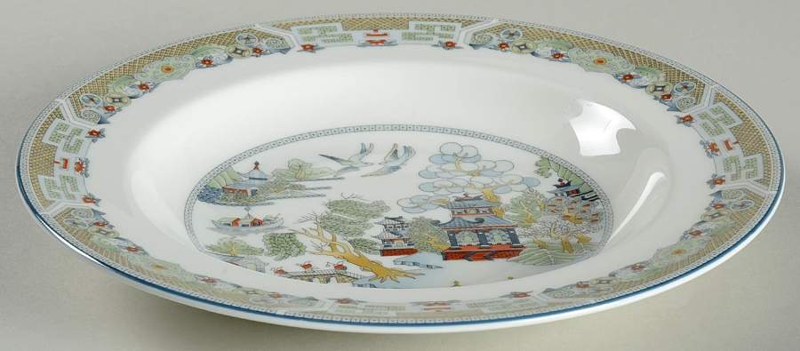 Chinese Legend Large Rim Soup Bowl by Wedgwood-1