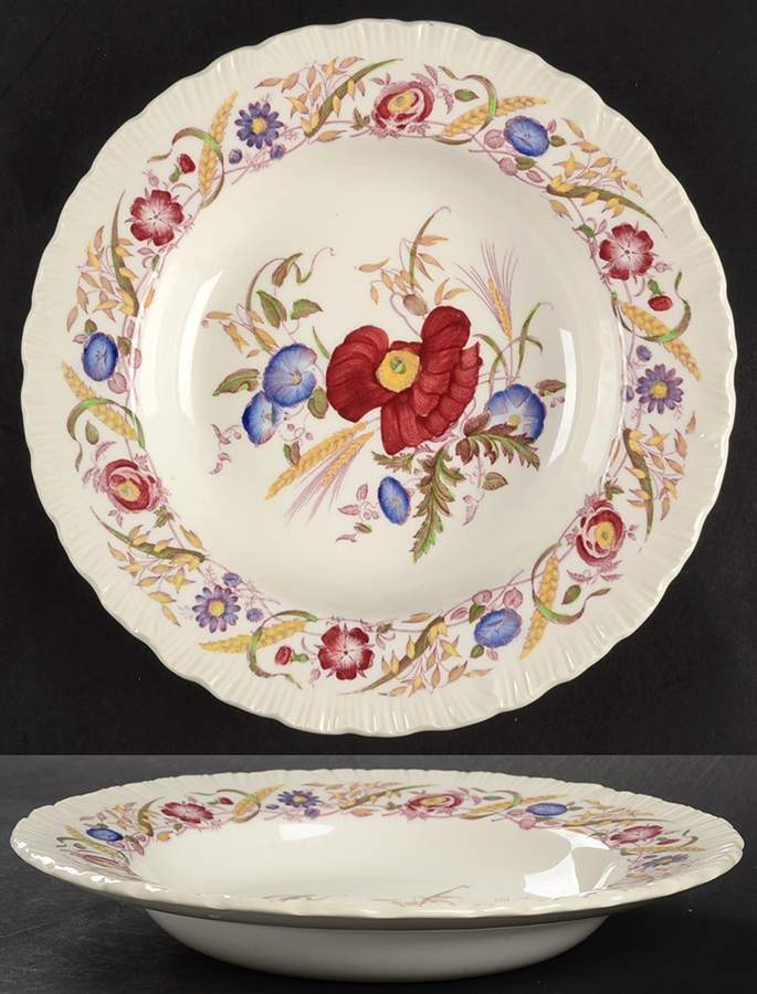 Cornflower Rim Soup Bowl by Wedgwood-1