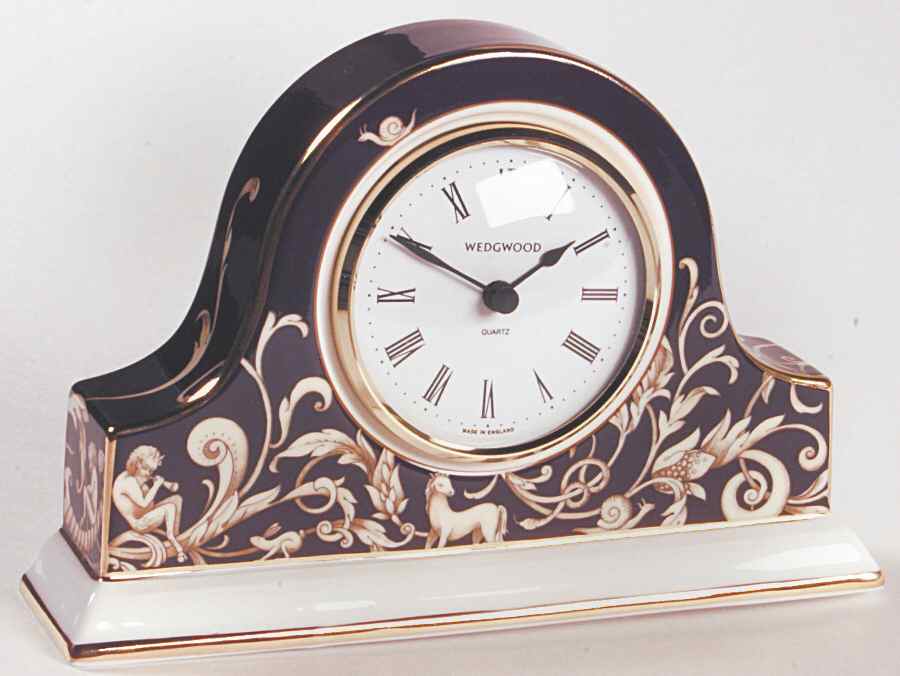 Cornucopia Mantel Clock by Wedgwood-1