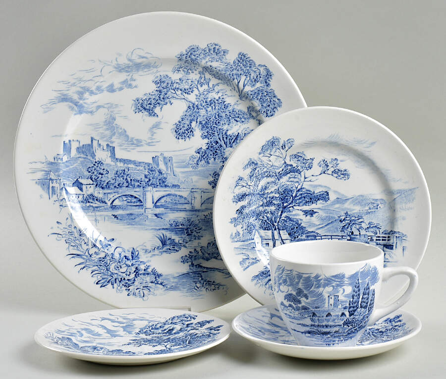 Countryside Blue 40 Piece Estate Set by Wedgwood-1