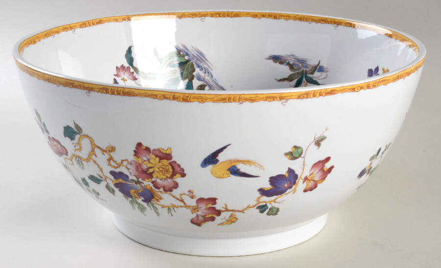 Devon Rose 10" Large Salad Serving Bowl by Wedgwood-1