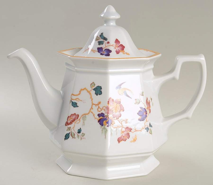 Devon Rose Teapot & Lid by Wedgwood-1