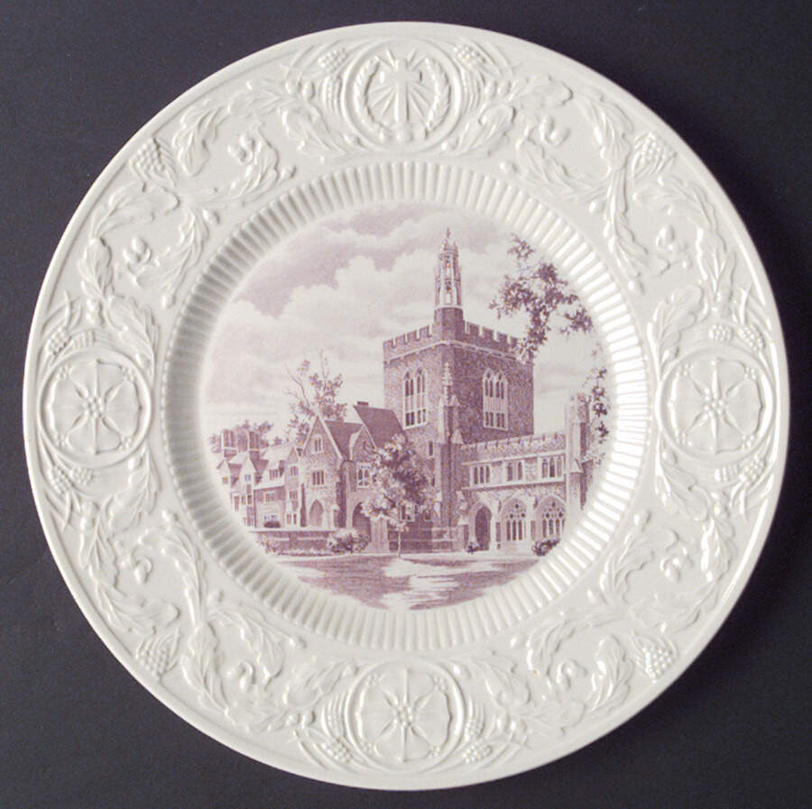 Duke University Mulberry Dinner Plate by Wedgwood-1