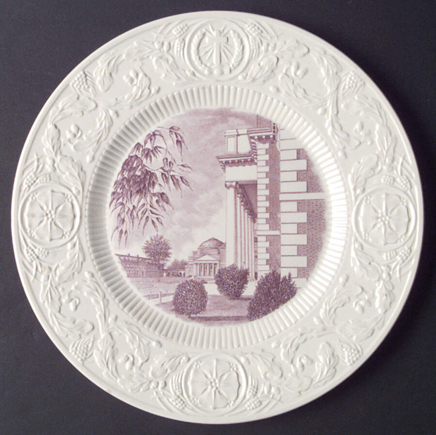 Duke University Mulberry Dinner Plate by Wedgwood-1