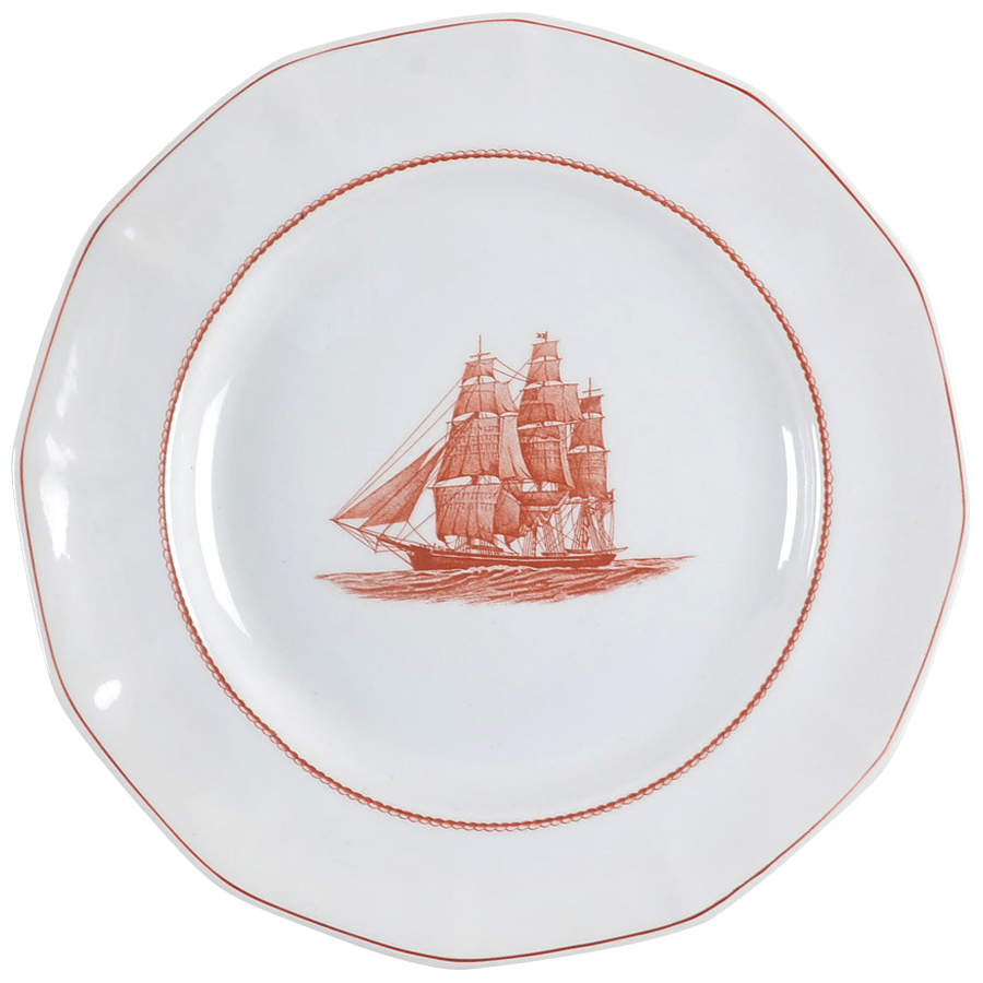 Flying Cloud Rust Large Dinner Plate by Wedgwood-1