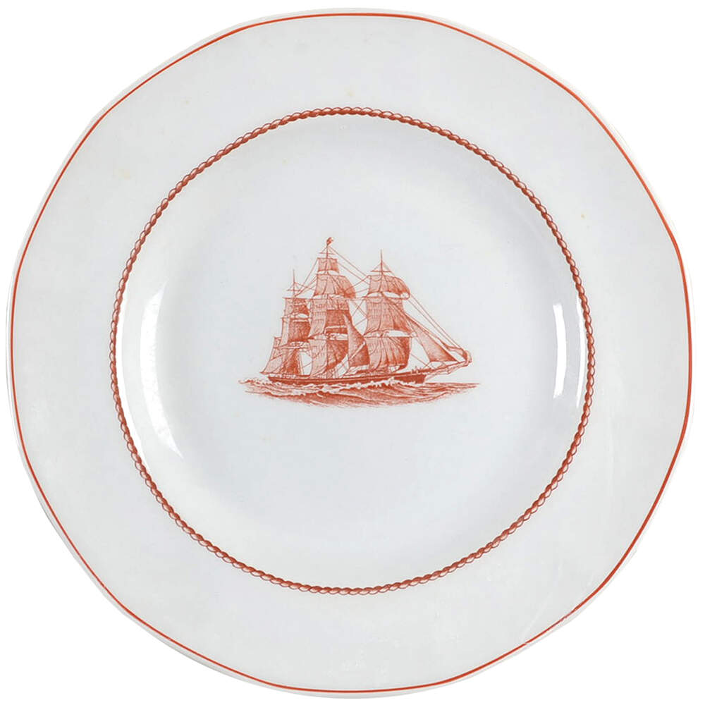 Flying Cloud Rust Salad Plate by Wedgwood-1