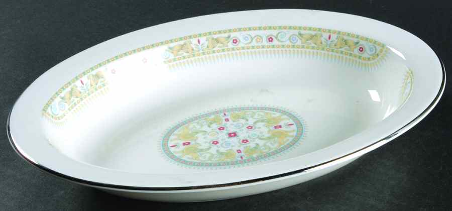 Griffons 10" Oval Vegetable Bowl by Wedgwood-1