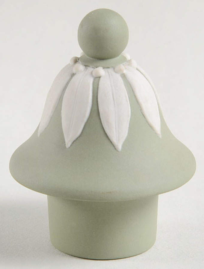 Cream Color on Celadon Jasperware Lid for 10" Urn by Wedgwood-1