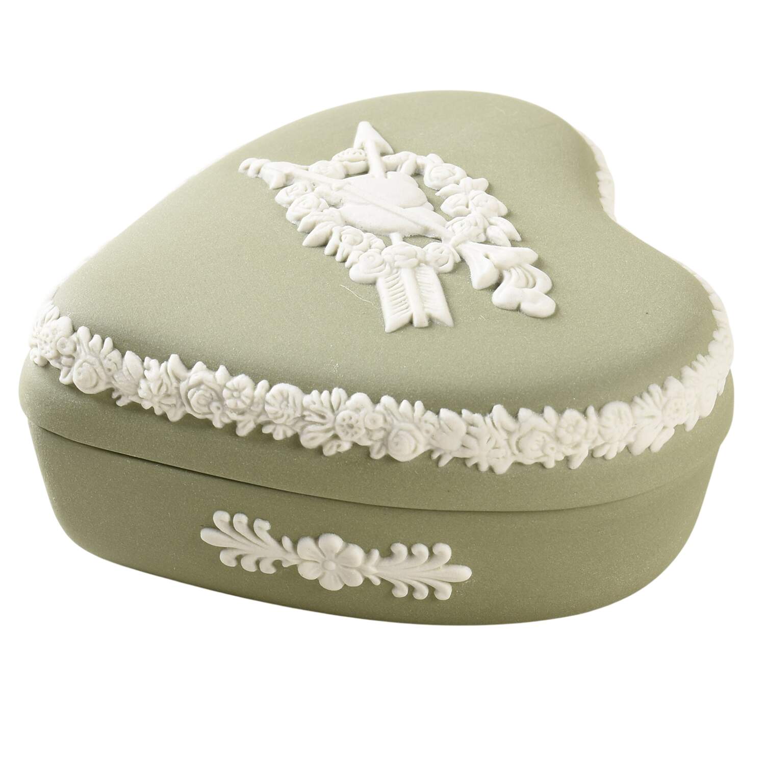 Couples Celebration Annual Heart-Box Celadon Green-Couples Box - Boxed by Wedgwood-1