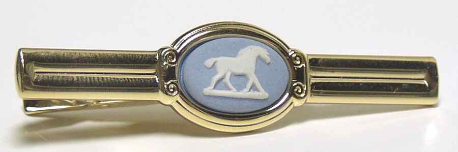 Jasperware Jewelry Horse Tie Bar by Wedgwood-1