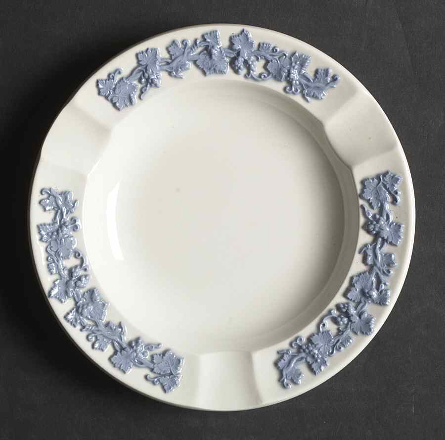 Lavender on Cream Color (Plain) 5" Ashtray by Wedgwood-1