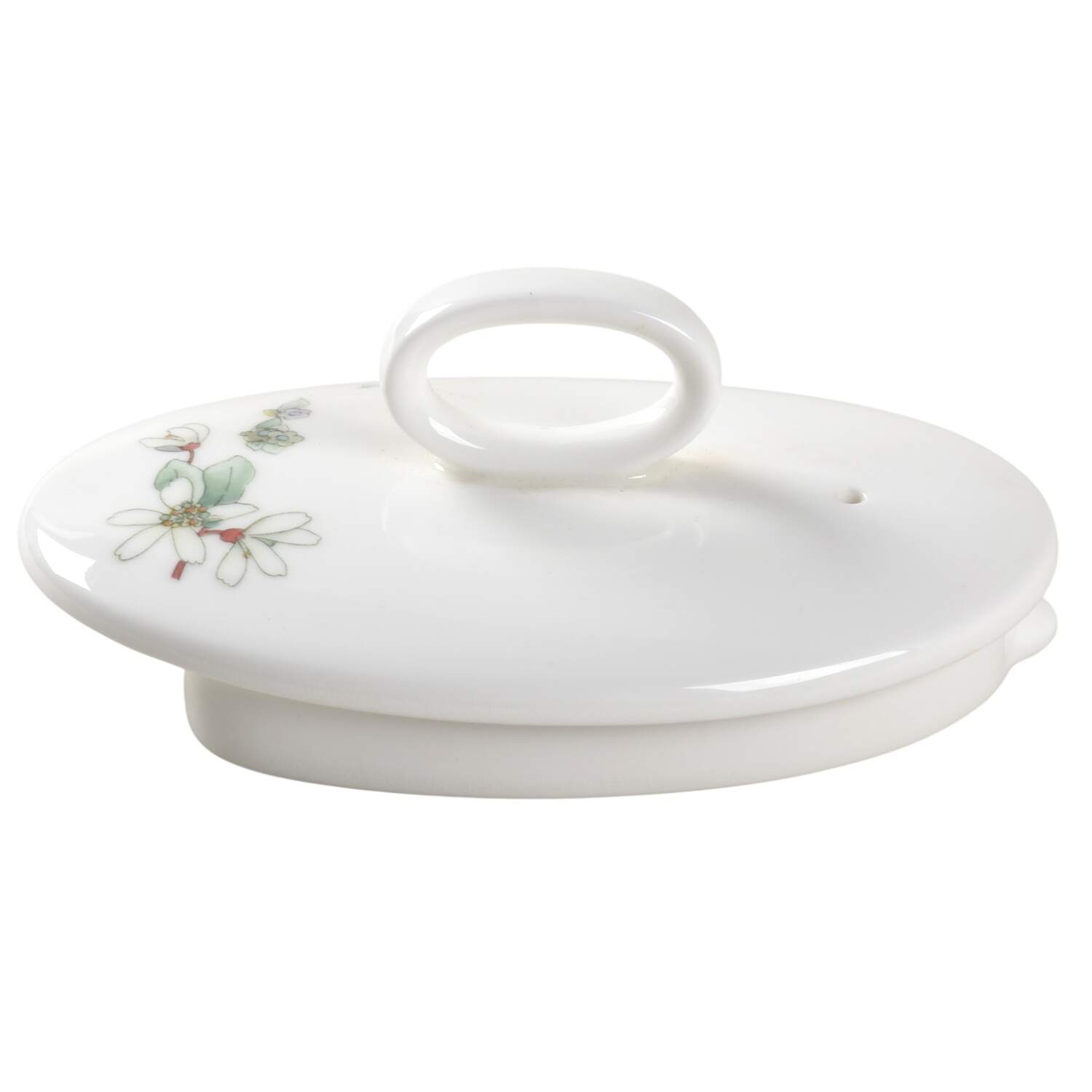 Lemon Tree (Butterflies & Flowers) Lid for Teapot by Wedgwood-1