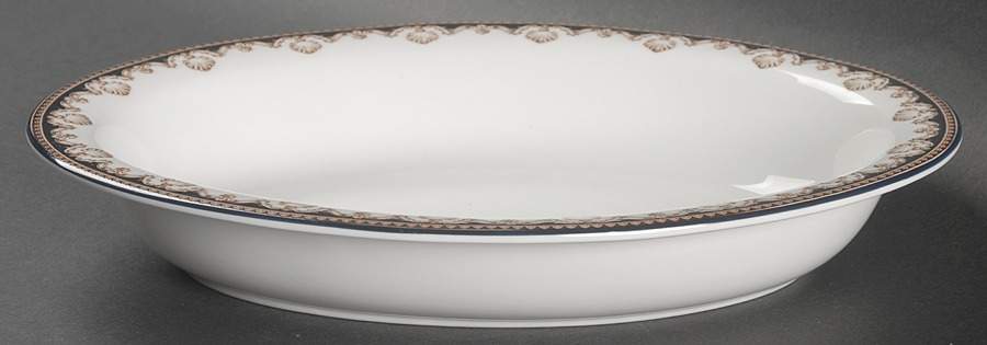 Medici 10" Oval Vegetable Bowl by Wedgwood-1