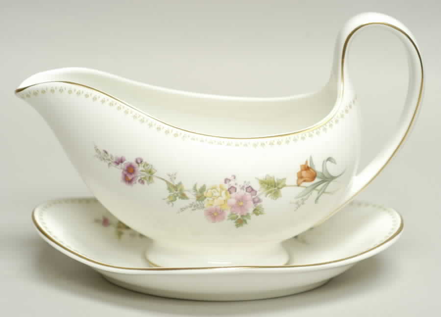 Mirabelle Gravy Boat & Underplate by Wedgwood-1