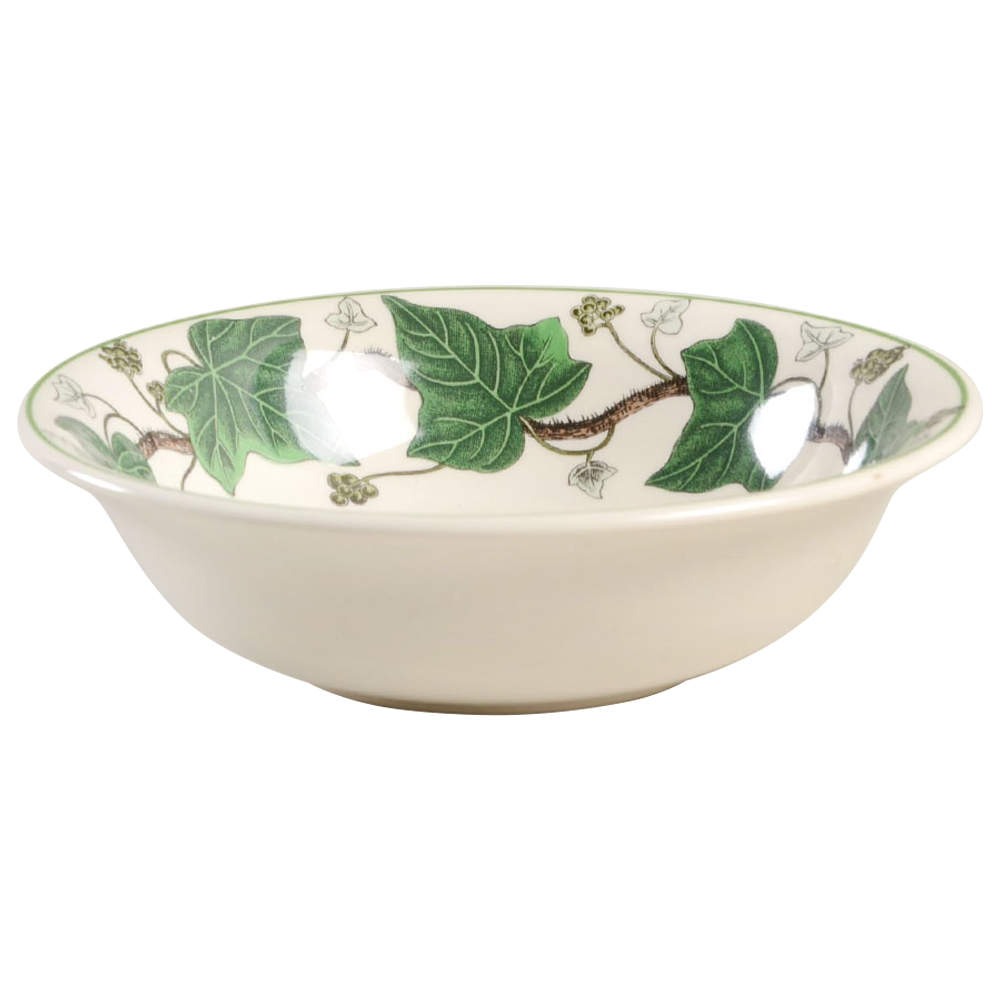 Napoleon Ivy Green (Queen's Ware) Coupe Cereal Bowl by Wedgwood-1