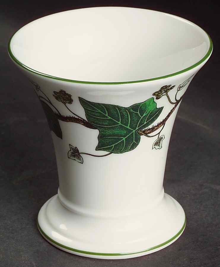 Napoleon Ivy Green (Queen's Ware) Posey Pot by Wedgwood-1