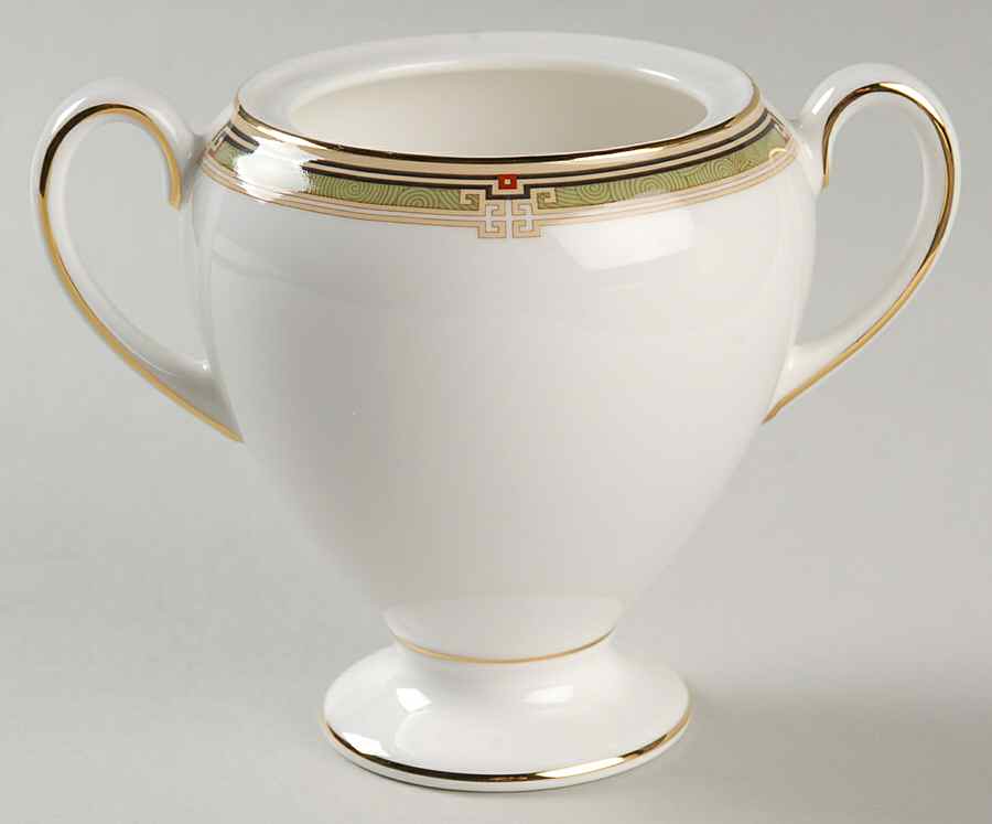 Oberon Globe Shape Sugar Bowl No Lid by Wedgwood-1