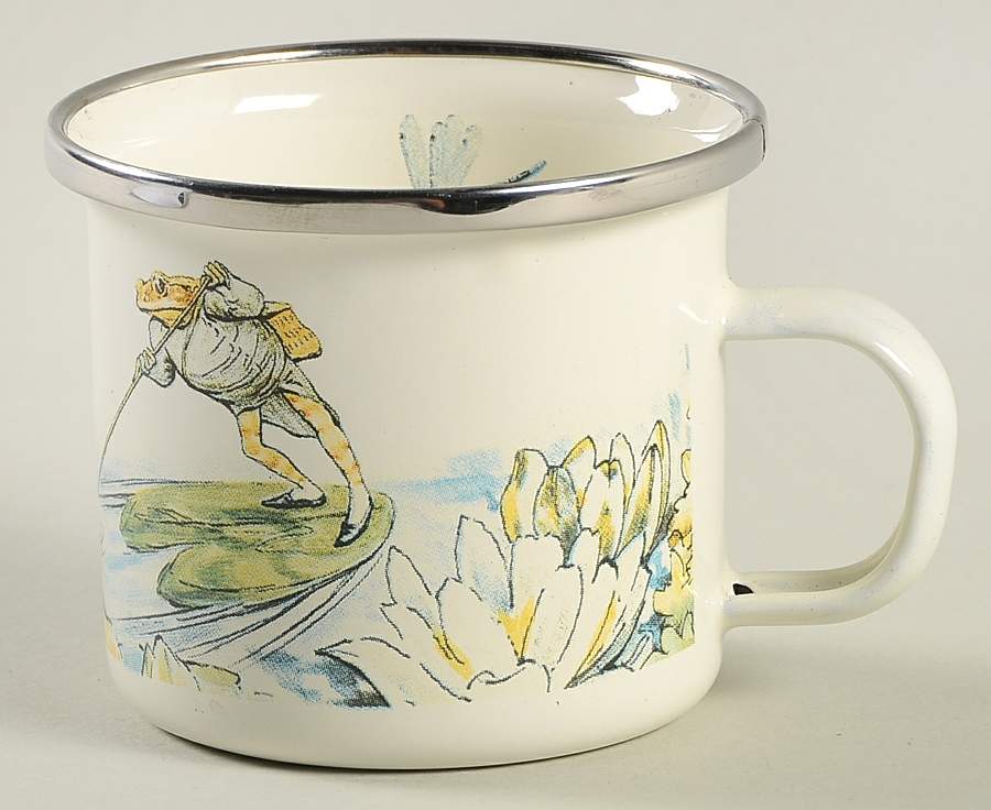 Peter Rabbit Enamel Child's Mug by Golden Rabbit Enamelware-1