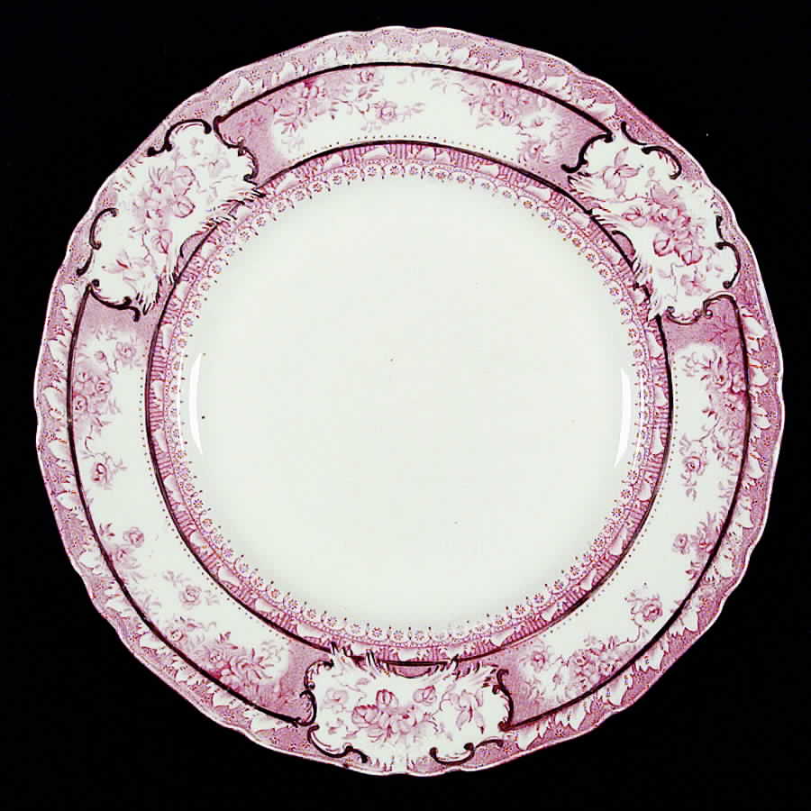 Phoebe Pink (Gold Accents, No Trim) Luncheon Plate by Wedgwood-1