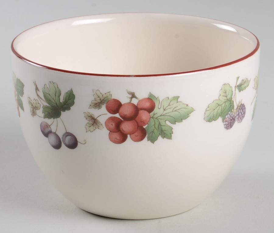 Provence Queensware Cranberry Bowl by Wedgwood-1