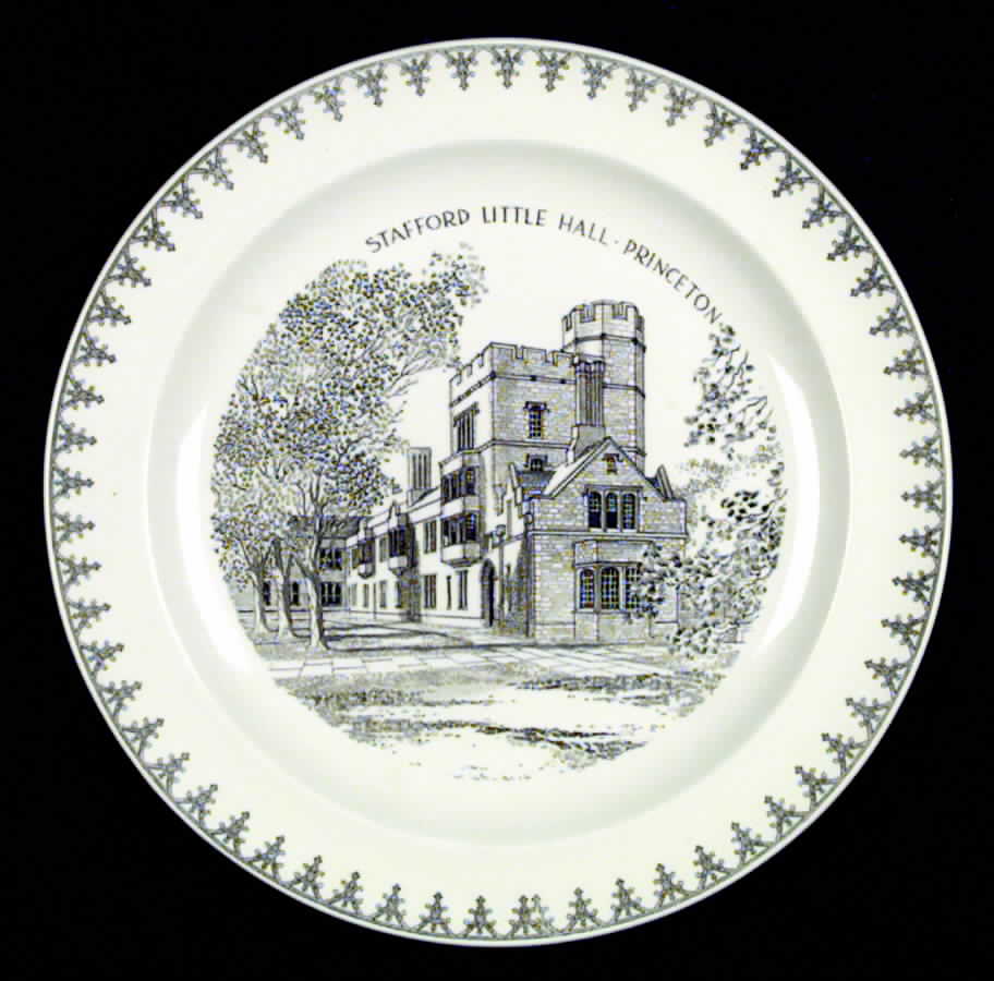 Princeton University Black Dinner Plate by Wedgwood-1
