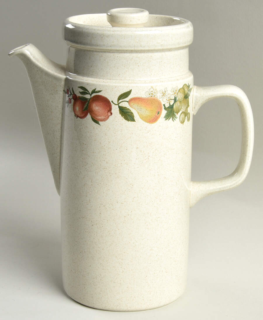 Quince Coffee Pot & Lid by Wedgwood-1