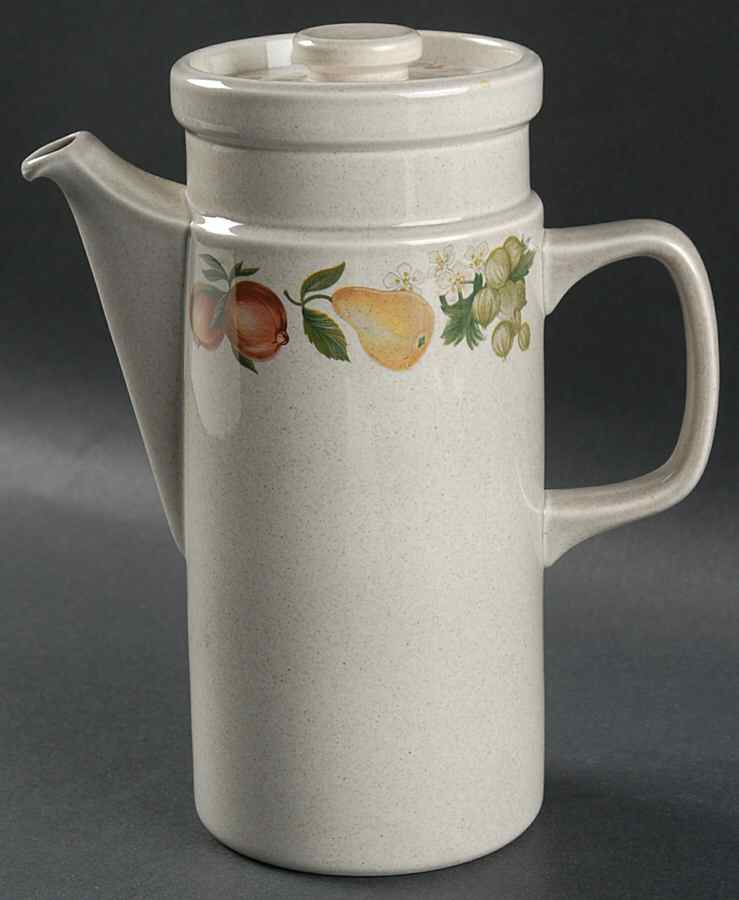 Quince Coffee Pot & Lid by Wedgwood-1