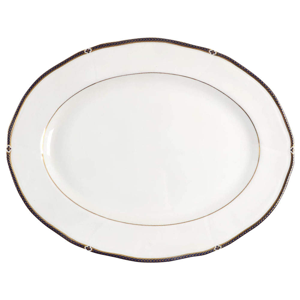 Royal Lapis 15" Oval Serving Platter by Wedgwood-1