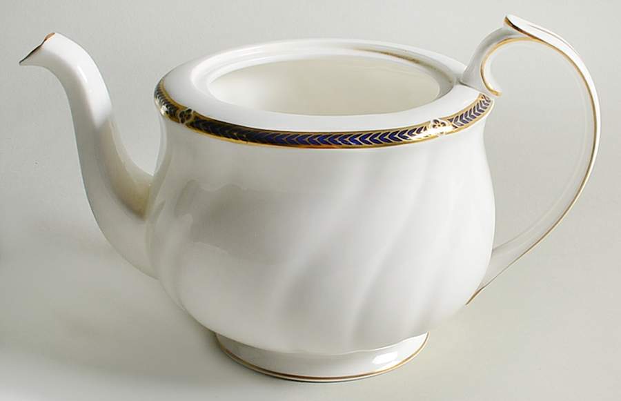 Royal Lapis Teapot No Lid by Wedgwood-1