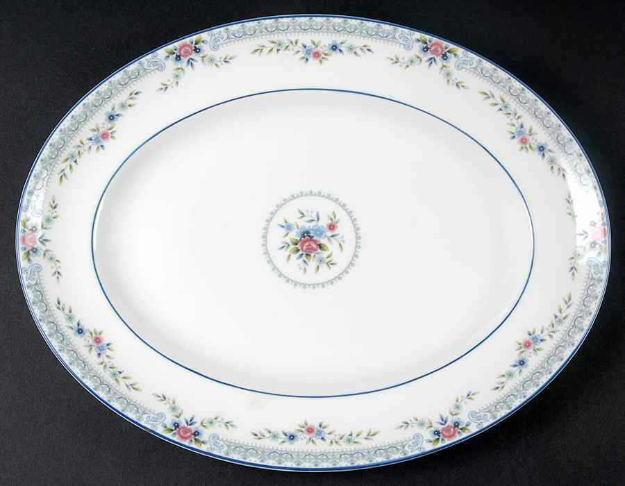 Rosedale 13" Oval Serving Platter by Wedgwood-1