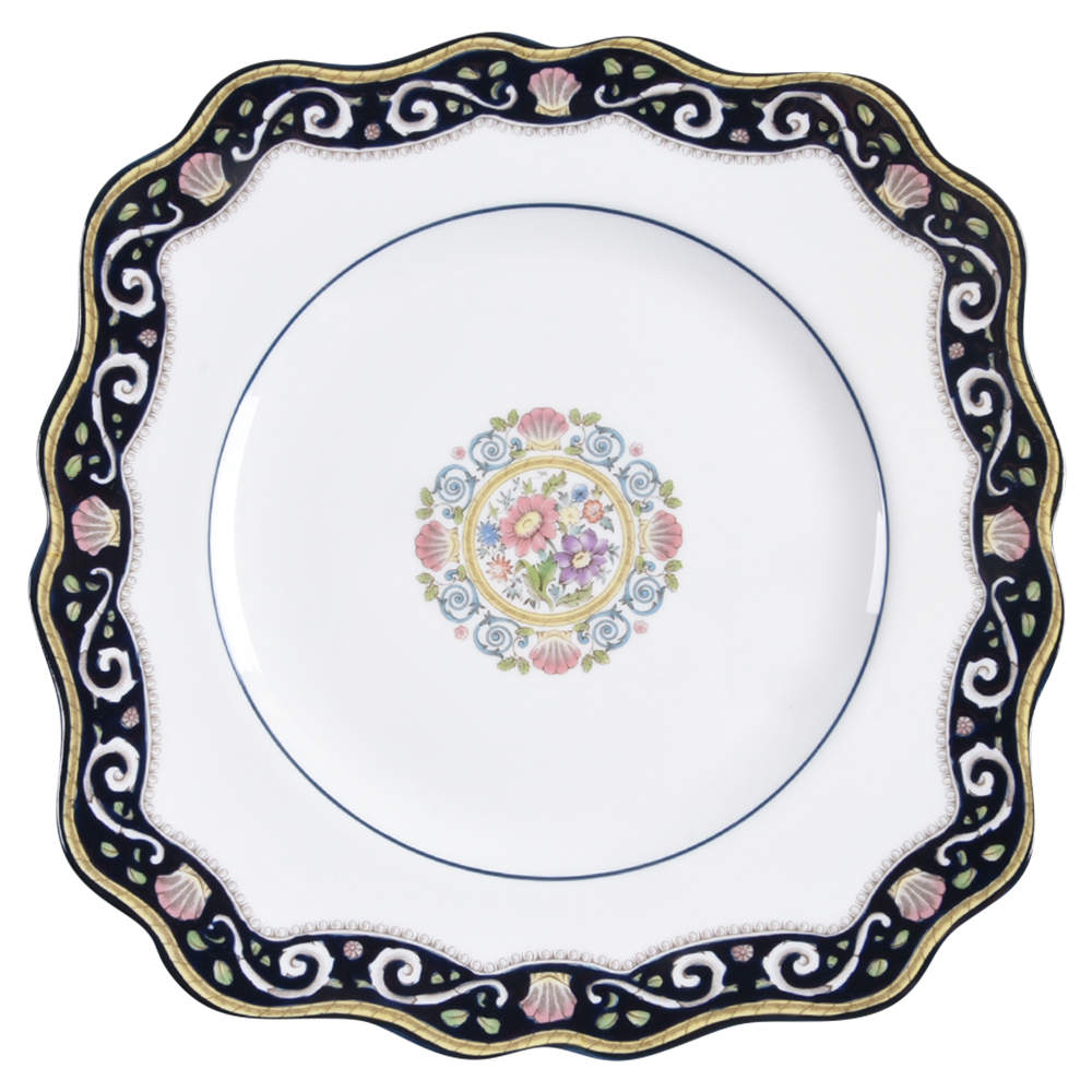 Runnymede Blue Square Luncheon Plate by Wedgwood-1