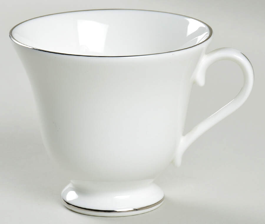 Signet Platinum Victoria Shape Footed Cup by Wedgwood-1