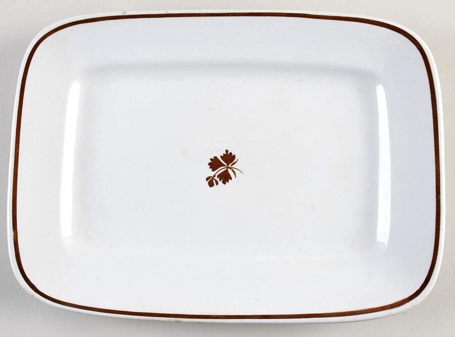 Tea Leaf 12" Rectangular Serving Platter by Wedgwood-1