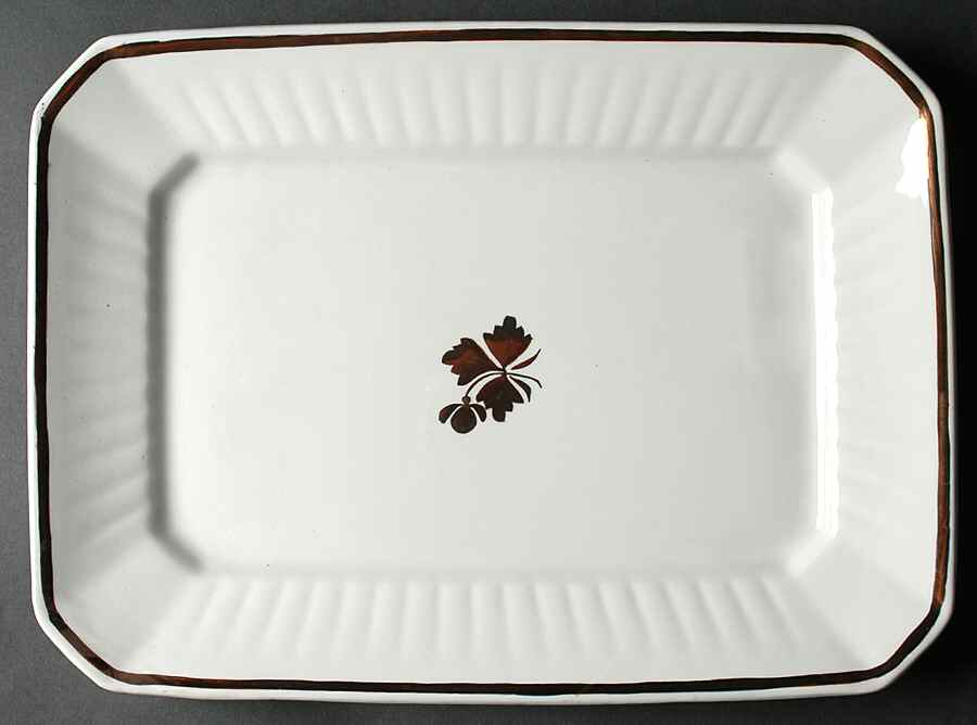 Tea Leaf 14" Rectangular Serving Platter by Wedgwood-1