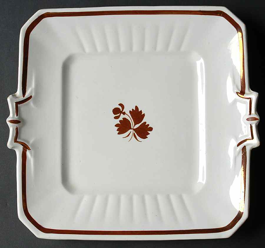 Tea Leaf Square Handled Cake Plate by Wedgwood-1