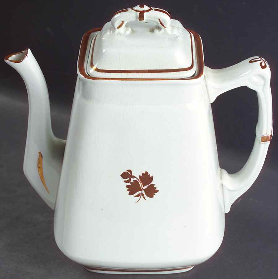 Tea Leaf Coffee Pot & Lid by Wedgwood-1