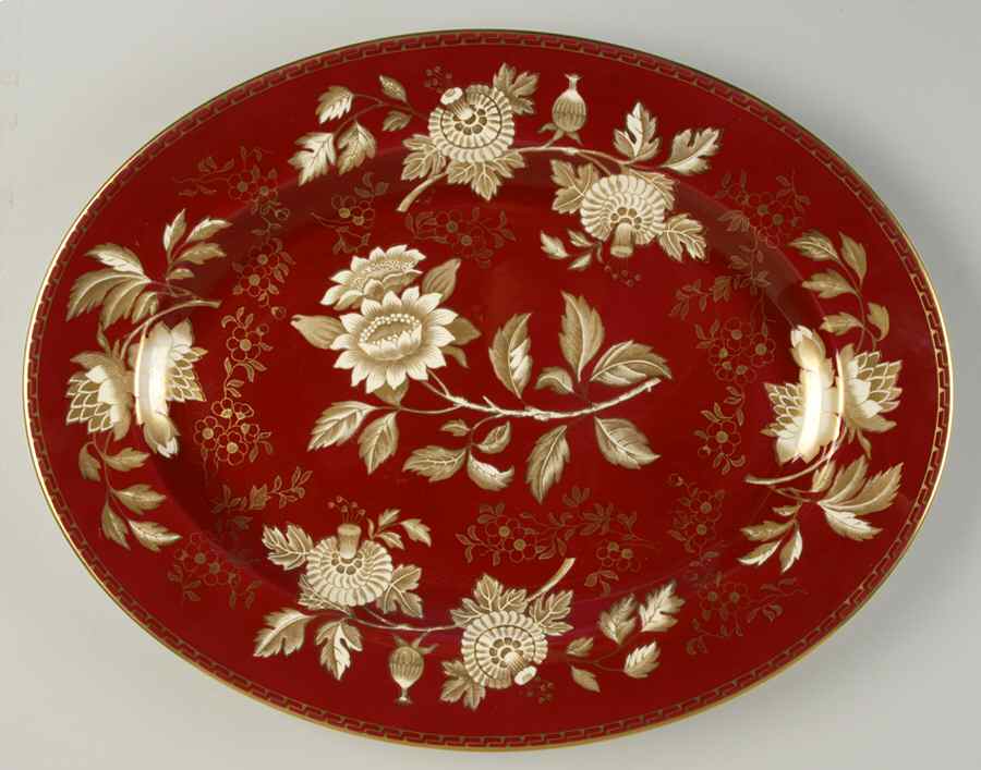 Tonquin Ruby 17" Oval Serving Platter by Wedgwood-1