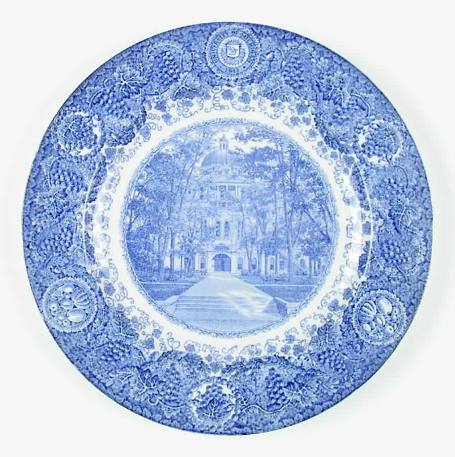 University of Michigan Blue Dinner Plate by Wedgwood-1