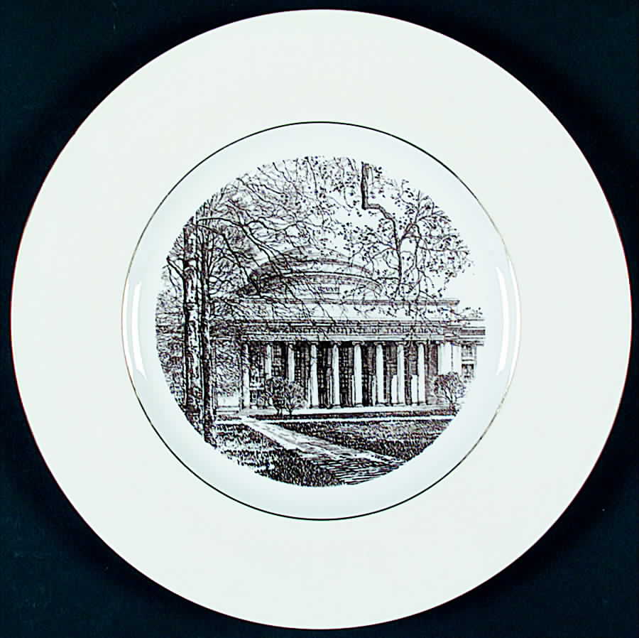 Massachusetts Institute of Tech Brown Dinner Plate by Wedgwood-1