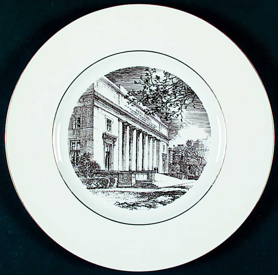 Massachusetts Institute of Tech Brown Dinner Plate by Wedgwood-1