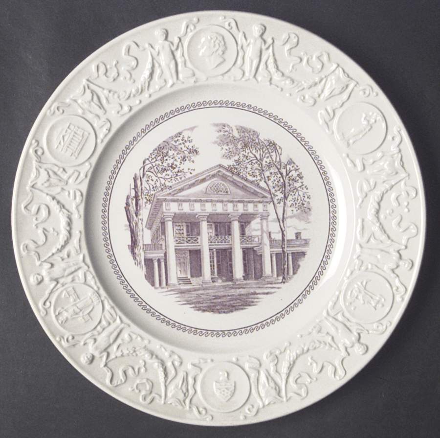 University of Virginia Mulberry Dinner Plate by Wedgwood-1