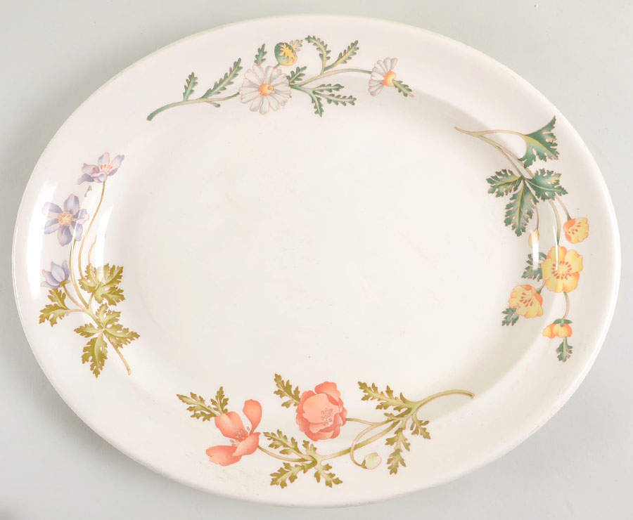 Virginia 14" Oval Serving Platter by Wedgwood-1